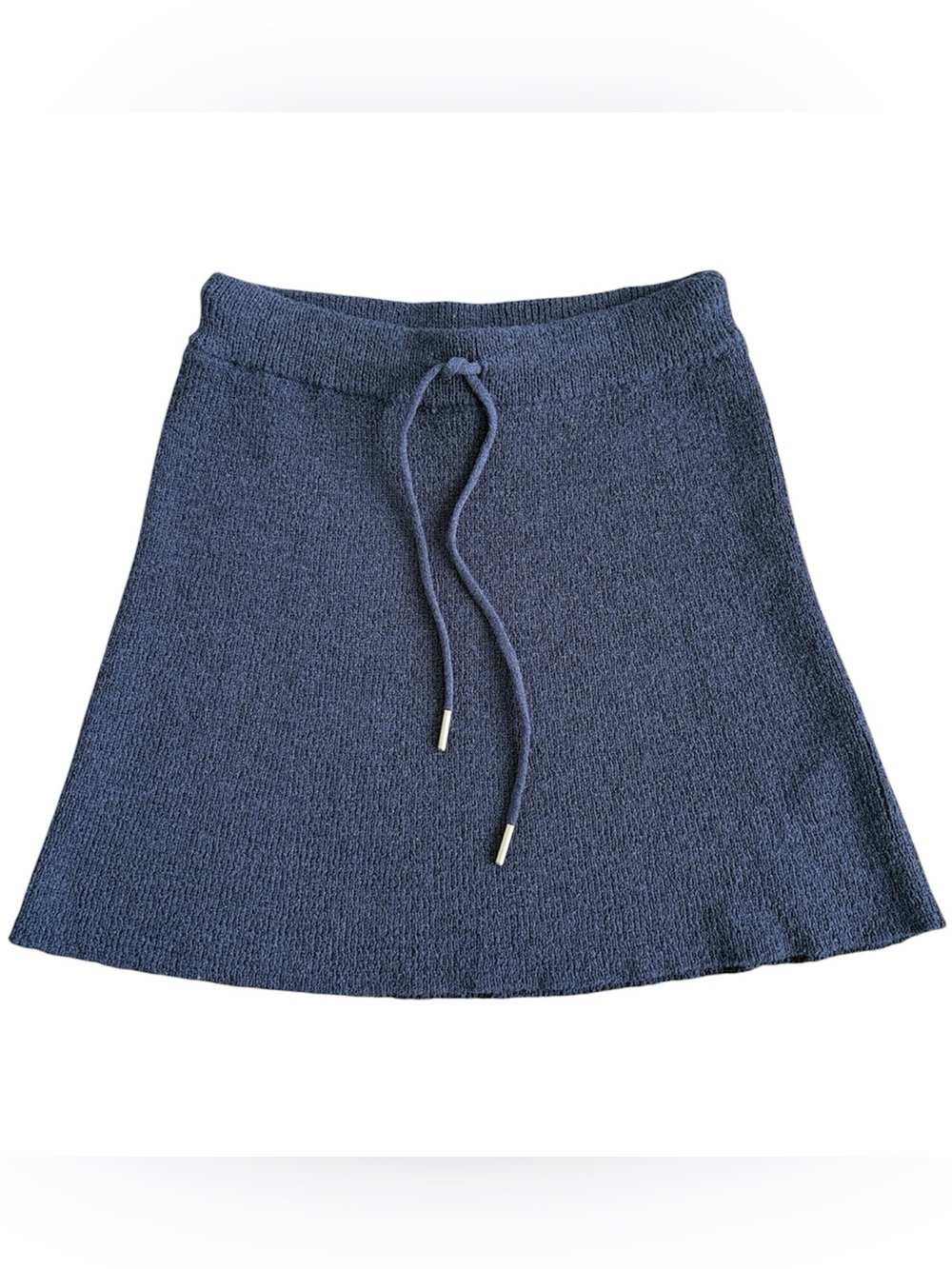 NWT French Connection Terry Spun Miniskirt Midnight Blue Small